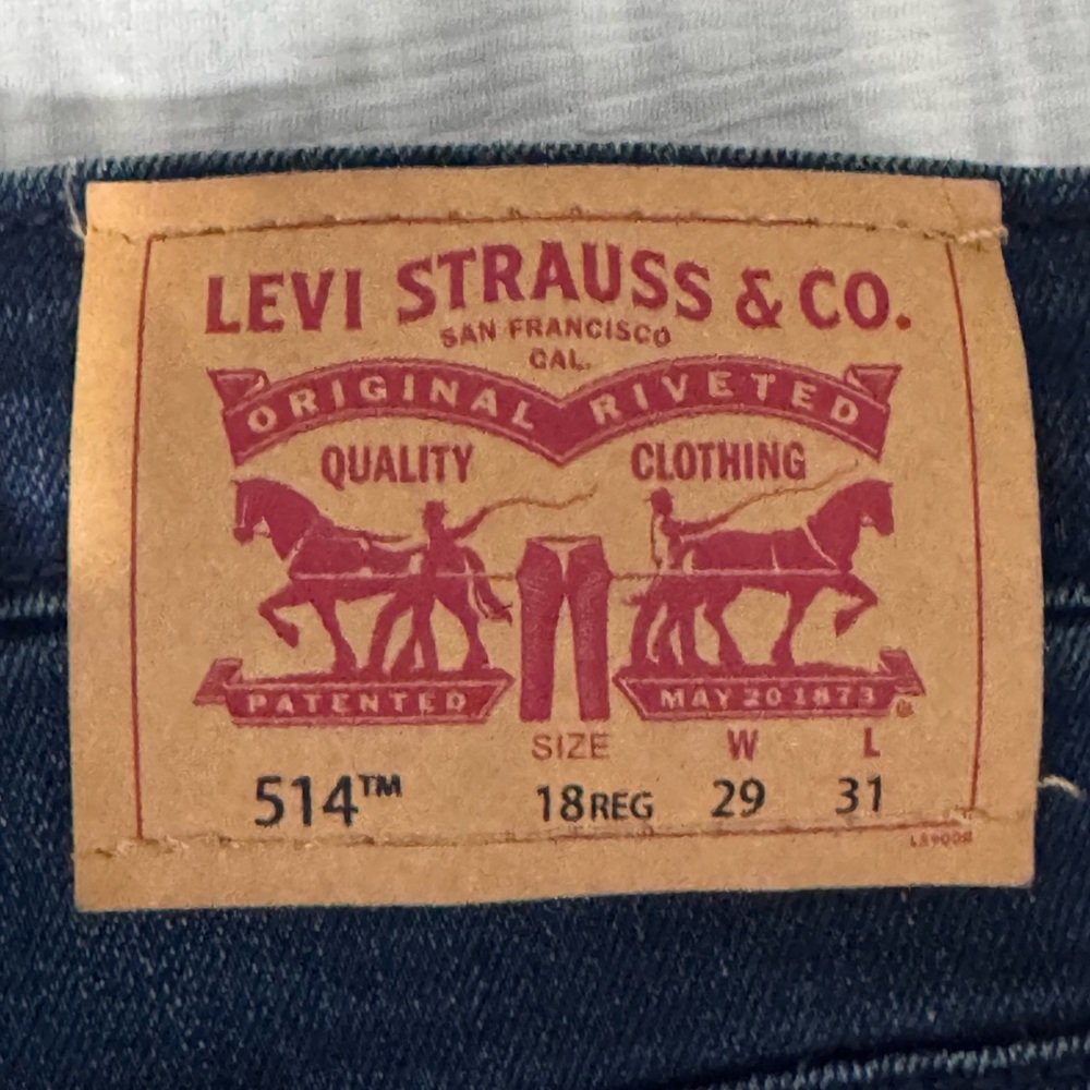 Levi's 514 Straight Fit 18Reg 29x31